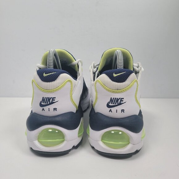 Nike Air Max TW Men's White Lemon Twist Navy Athletic Shoes DQ3984-101 US Size 8 - Picture 6 of 10